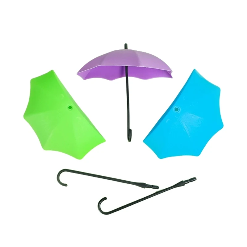 E5BB Sugar Glider Platform Mini Umbrella Shape Jumping Deck Easy to Adhere for Wall Plastic Chain Accessory for Exercise