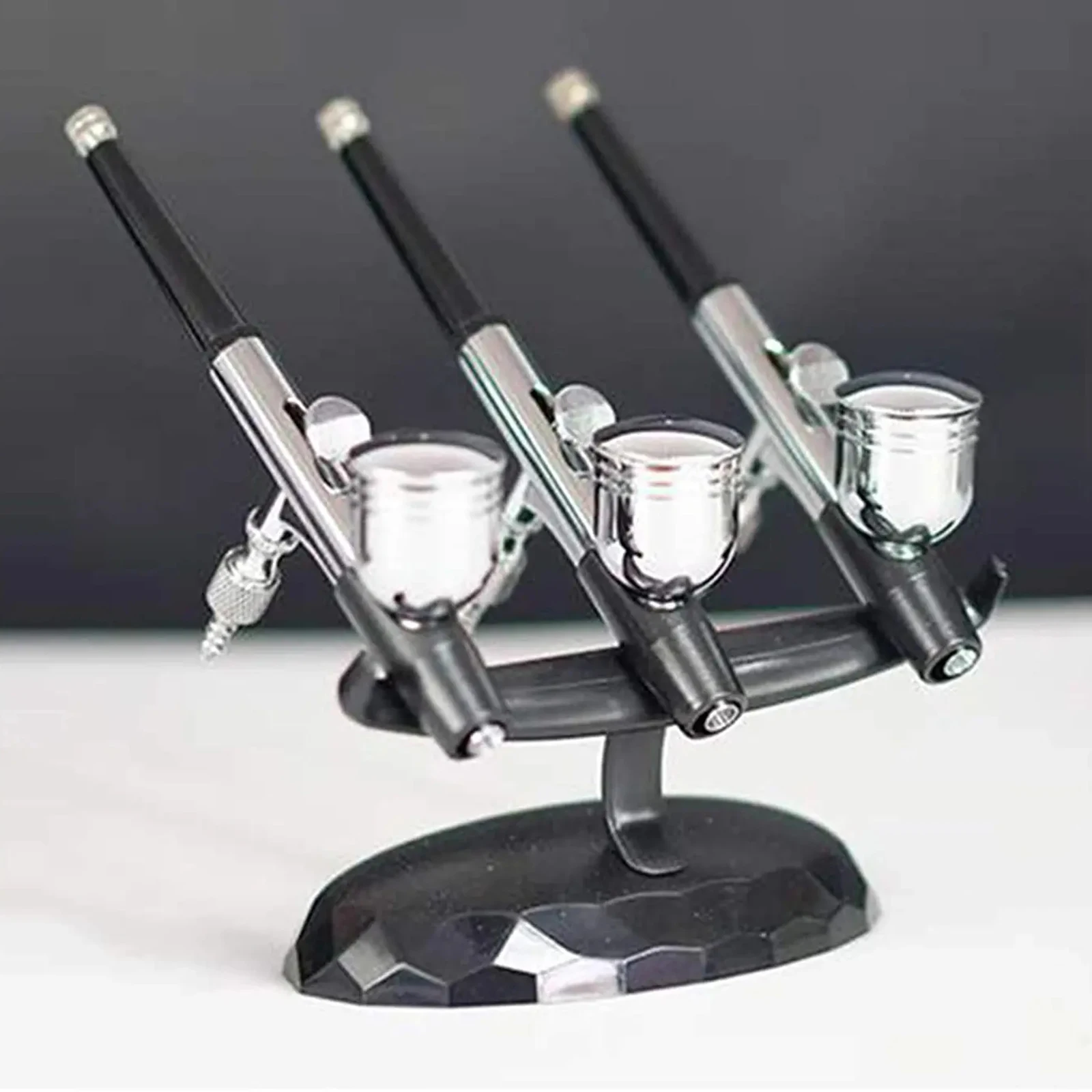 Desktop Airbrush Stand Durable Airbrush Holder for Painting Makeup Nail Art Car Painting Tools Storage Holder 4