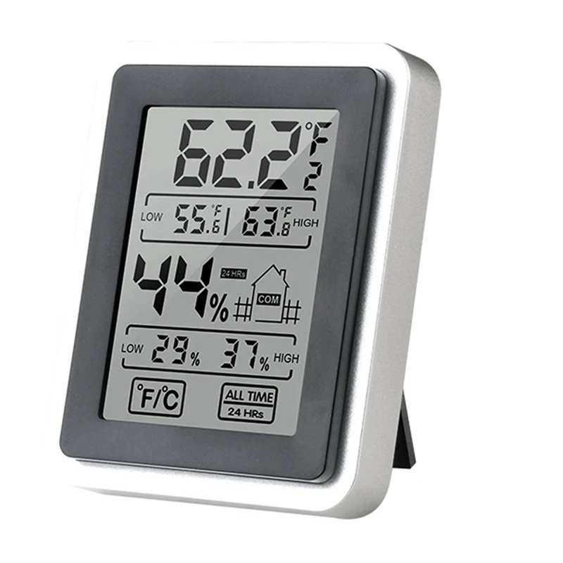 

2X LCD Digital Thermometer Hygrometer Temperature Indoor Convenient Temperature Sensor Humidity Meter Gauge Instruments