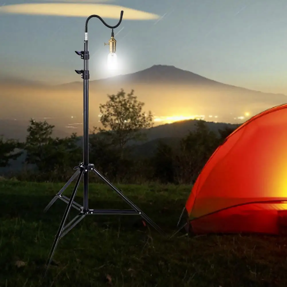 LanternTripodStandToughTitaniumAlloyCampingLightRackStrongLoadBearingCampingLight