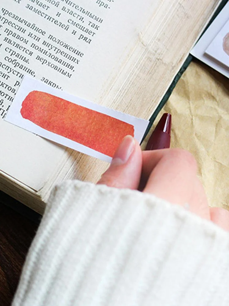 20/36/46Pcs DIY Watercolor Emotion Note Paper Diary Hand Account Stickers Message Bubble Memo Pad Cute Notepad Office Stationery