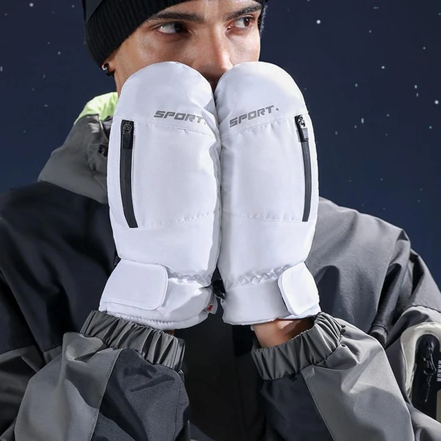 Gants de Moto,Gants d'hiver Chaud Écran Tactile Homme,Gants de