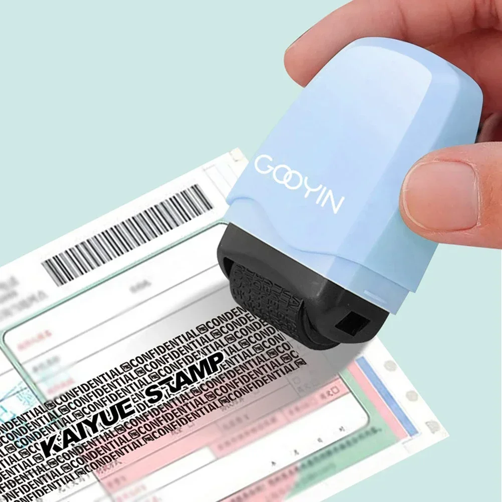 Roller Stamp Confidential Data Guard Identity Theft Privacy Protection Stamp for Your Family roller stamp