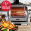 Rotisserie Oven,Gourmet Cooking at Home,Cooks Perfectly Roasted Chickens,Turkey,Pork,Roasts & Burgers,Large Capacity 2