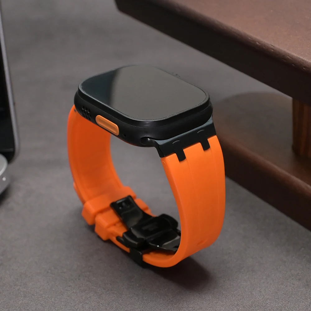 Premium Sports Silicone Band with Butterfly Clasp