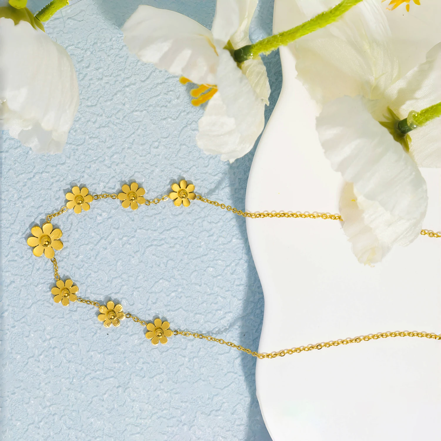 Collier Marguerite Or Enfant - L'Atelier d'Amaya