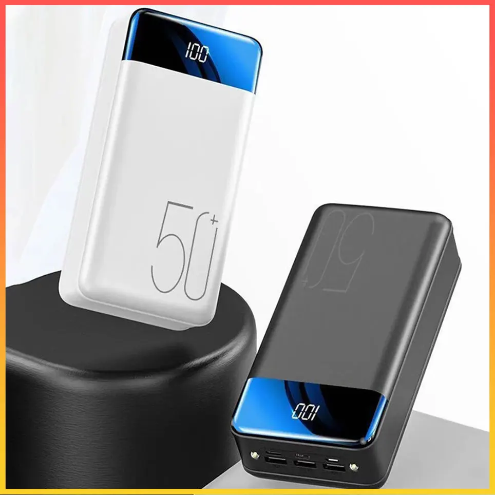 

100000mAh Large Capacity Power Bank Mobile Phone Super Fast Charging Power Bank Tablet Phone External Power Supply