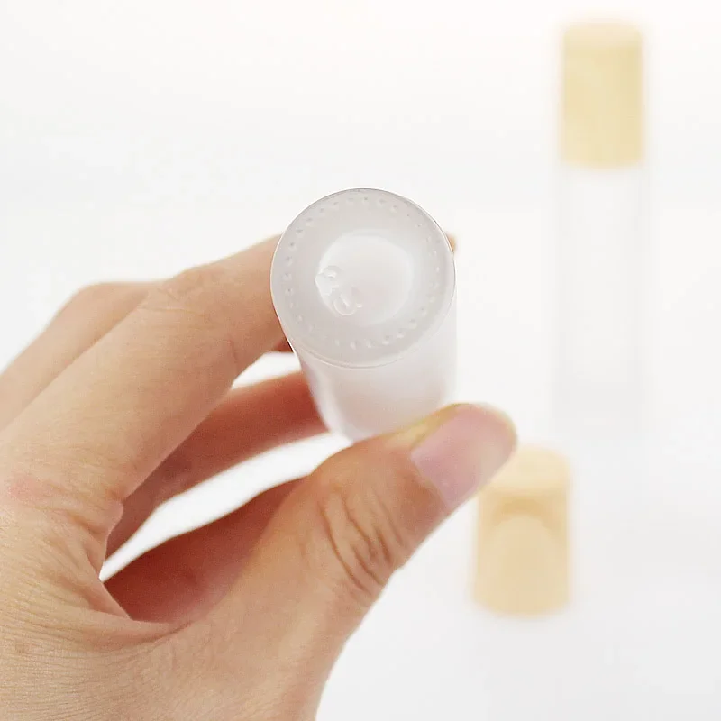 6/10pcs 10ml Thick Glass Roll On Perfume Bottle with Stainless Steel Roller Ball for Essential Oil Refillable Roll On Bottle