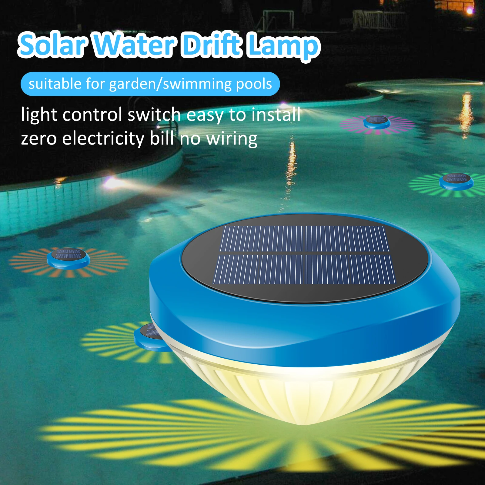 

RGB Solar Lamp Garden Swimming Pool Floating Ball IP65 Waterproof LED Home Party Ballon Floating Lights Ball Auto Color Changing