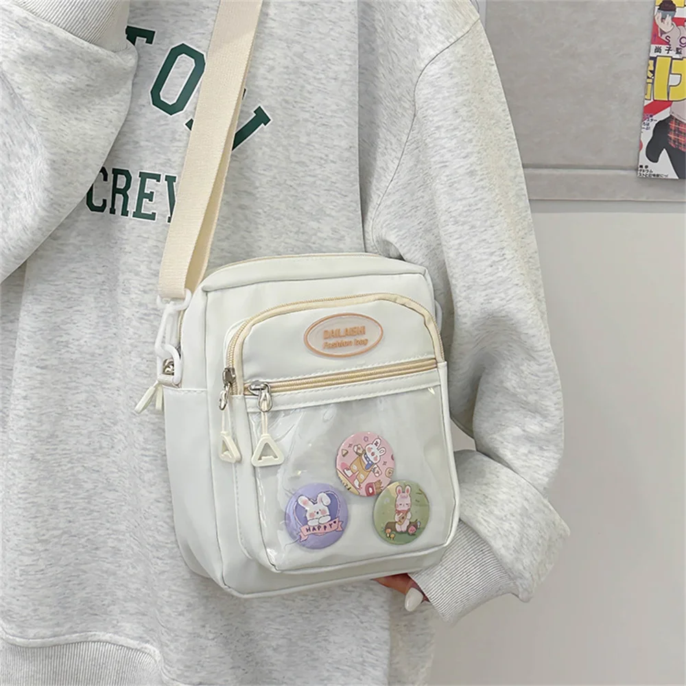 New Kawaii Bag Girls 2025New JK Transparent Bag Small Crossbody Bag For Women Purses and Handbags Shoulder Bag Itabag Bolso ﻿