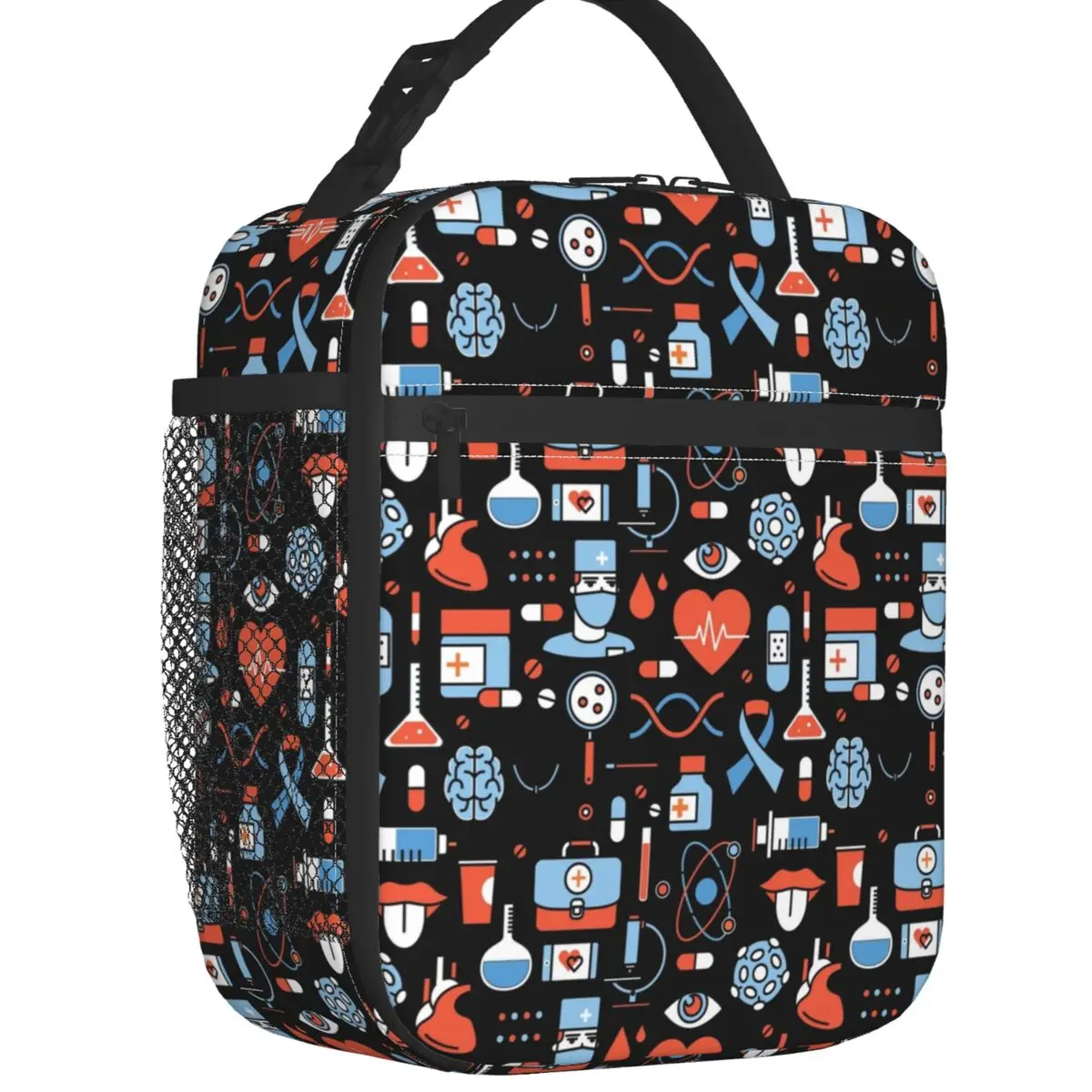 

Custom Cartoon Nursing Nurse Lunch Bag Men Women Cooler Thermal Insulated Lunch Boxes for Student School