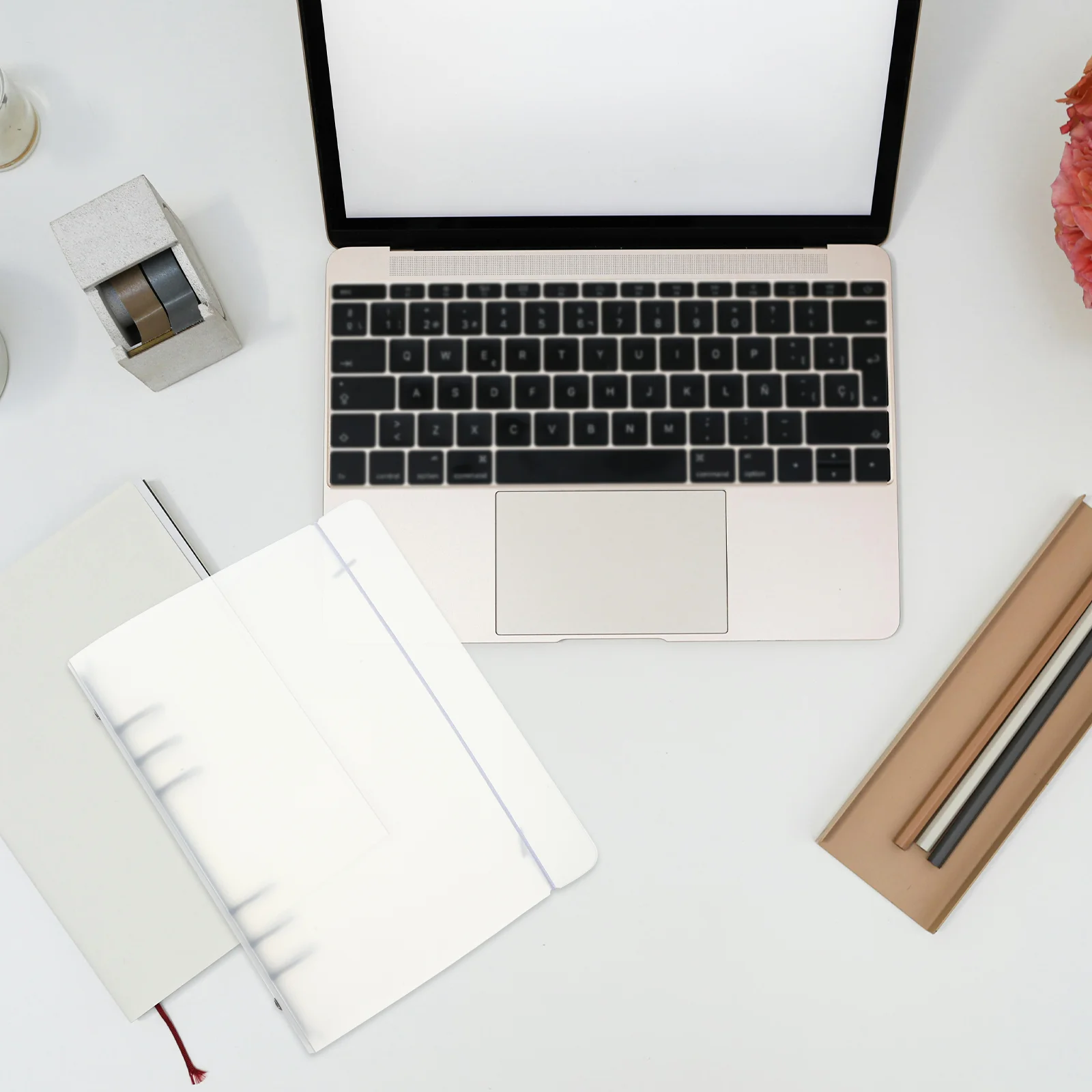 

2 Pcs Ledger Shell Binders Desktop Organizer Document Folder Notepad Case Notebook Cover