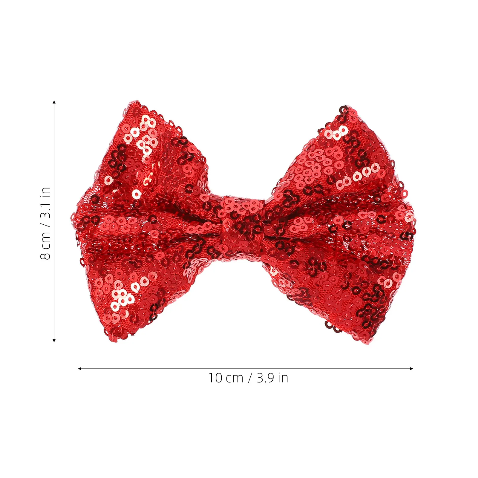 8Pcs 스팽글 Bowknots 공예 리본 DIY 바느질을위한 작은 장식 리본 아플리케 웨딩 파티 스크랩북 생일 케이크