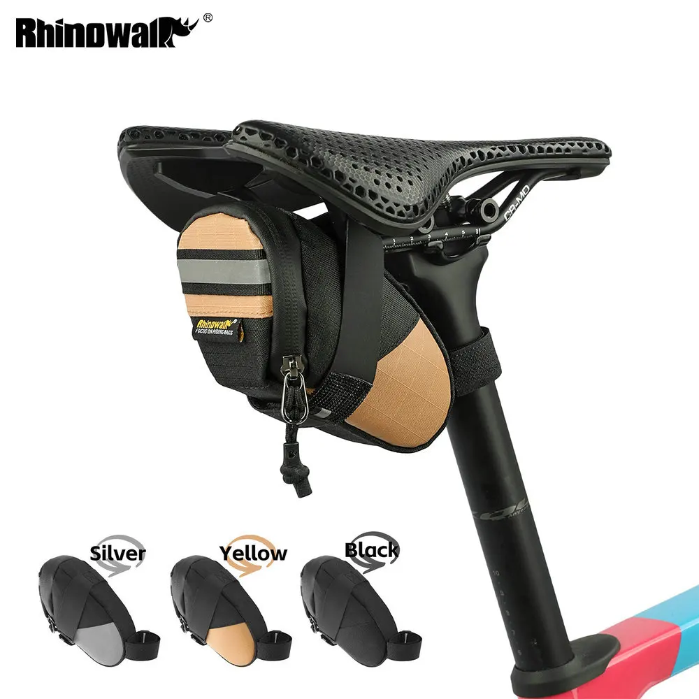 Compact Water-Resistant Bicycle Saddle Bag