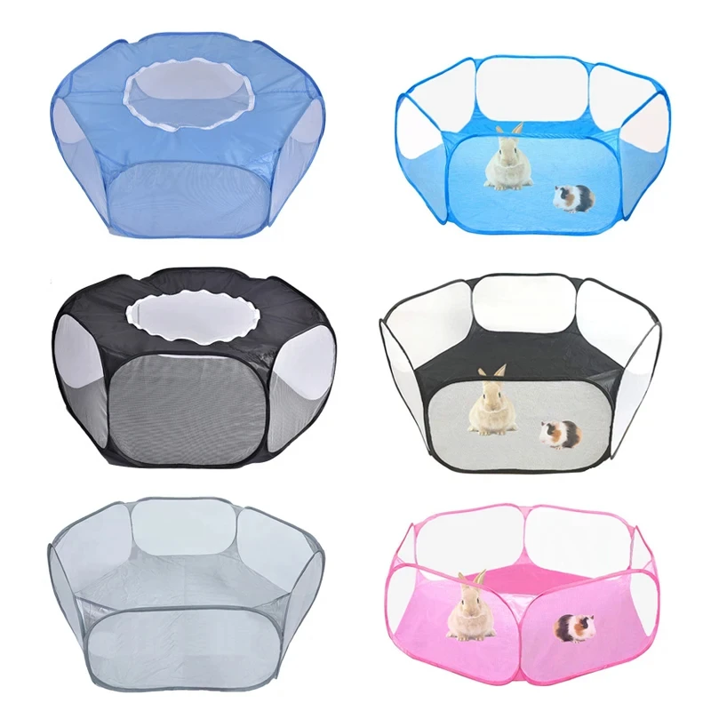 Title 6, Portable Small Pet Cage Transparent Cat and Dog...