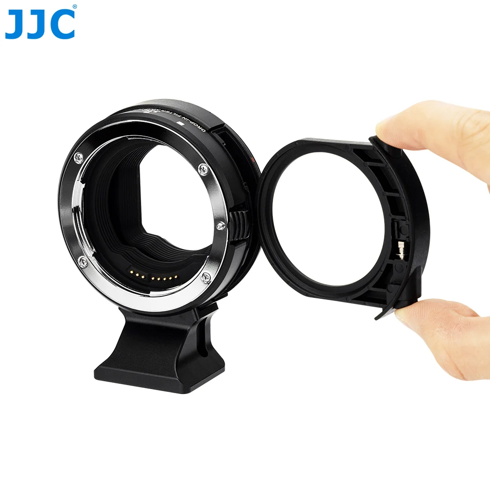 JJC EF-EOS R オートフォーカスレンズマウントアダプター UV VND