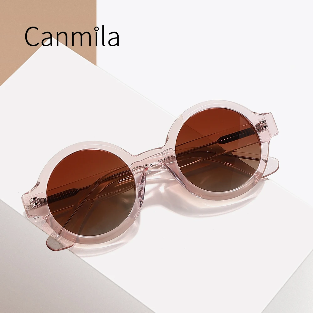 

Polarized Sunglasses Women And Men Acetate Colorful Fashion Round Sun Glasses Top Quality Summer Beach Sunglasses Female BS8098