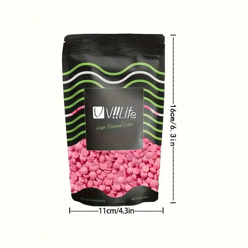 Viilife 100g Hard Wax Beans Heating Machine Hair Removal Machine Wax Melting Pot Hot Film Painless Waxing Unisex Hair Removal wax heater hair removal wax hard wax beans hair removal tool beauty wax