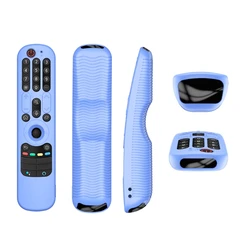 Silicone Protective Cover for Smart TV Remote Control (Luminous blue)