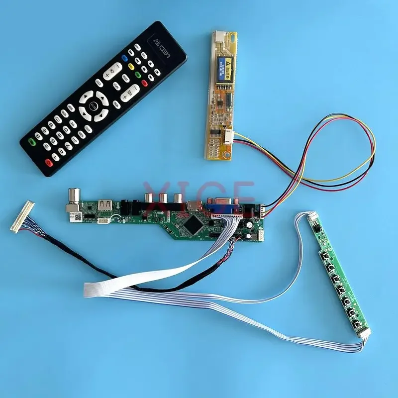 

Для QD15XL01 QD15XL04 QD15XL06 QD15XL09 плата драйвера для ЖК-дисплея AV + USB + IR + VGA + HDMI аналоговые фотообои DIY LVDS 30 Pin 1024*768 Монитор 1CCFL