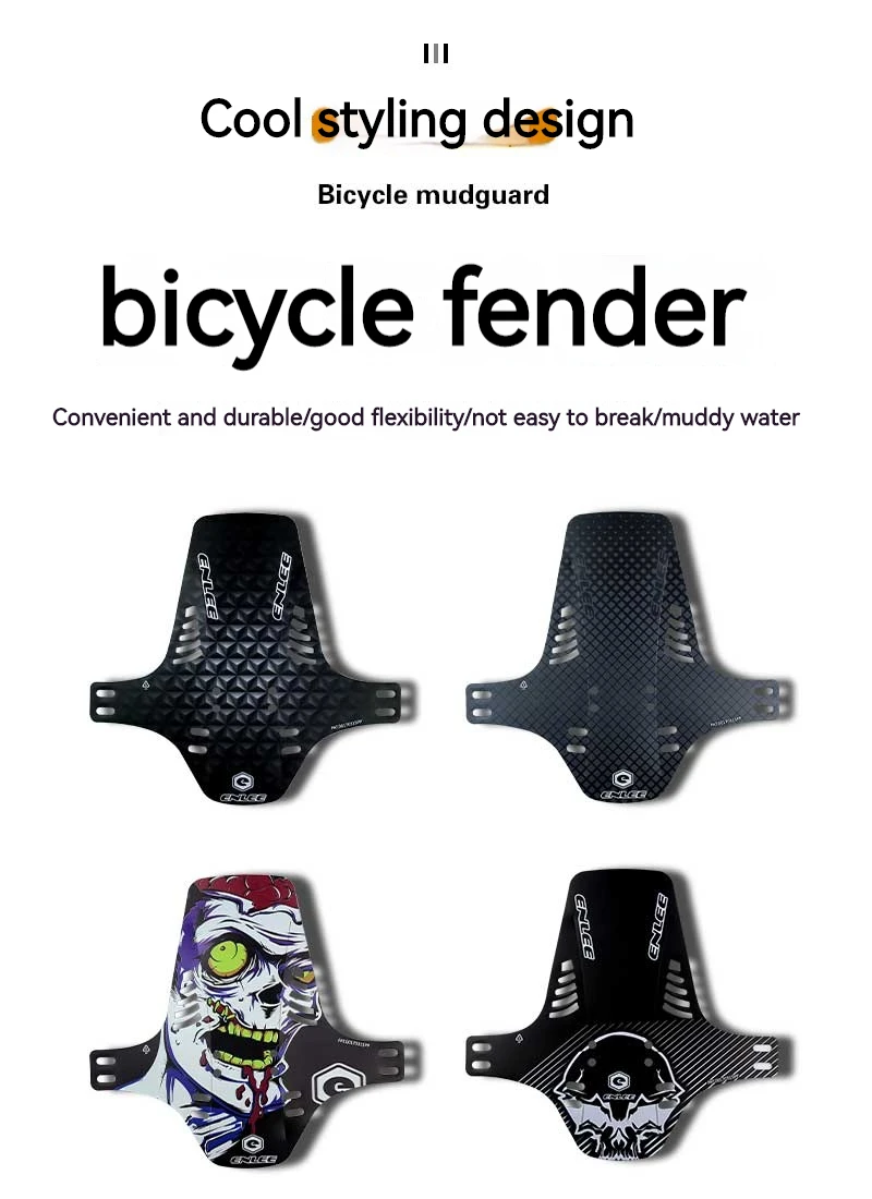 ENLEE Fahrrad Kotflügel Vorne/Hinten Reifen Rad Universal Kotflügel Mtb Rennrad Flügel Schlamm Schutz Radfahren Zubehör Fahrrad Kotflügel – Detail 1