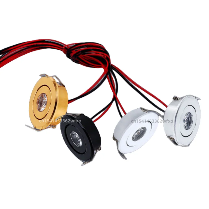 5개/조광 가능 LED 미니 다운라이트, 3W 스포트라이트, 매립형 천장 조명, AC85-265V 정밀 알루미늄 가정용 조명 전구