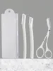 3PCS Eyebrow Razor Kit Razors Eyebrow Trimmers Set for Women and Men Including Eyebrow Shears, Long Eyebrow Razor and Short Eyeb 1
