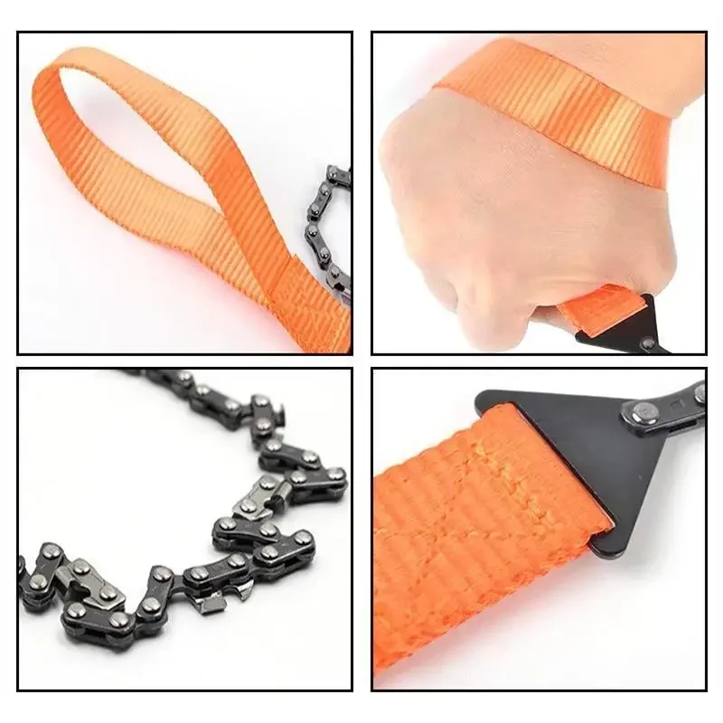 Portable Survival Chain Saw Bushcraft Kit Chainsaws Emergency Camping Hiking Pocket Tool Outdoor Hunt Fish Hand Tool Wire saw