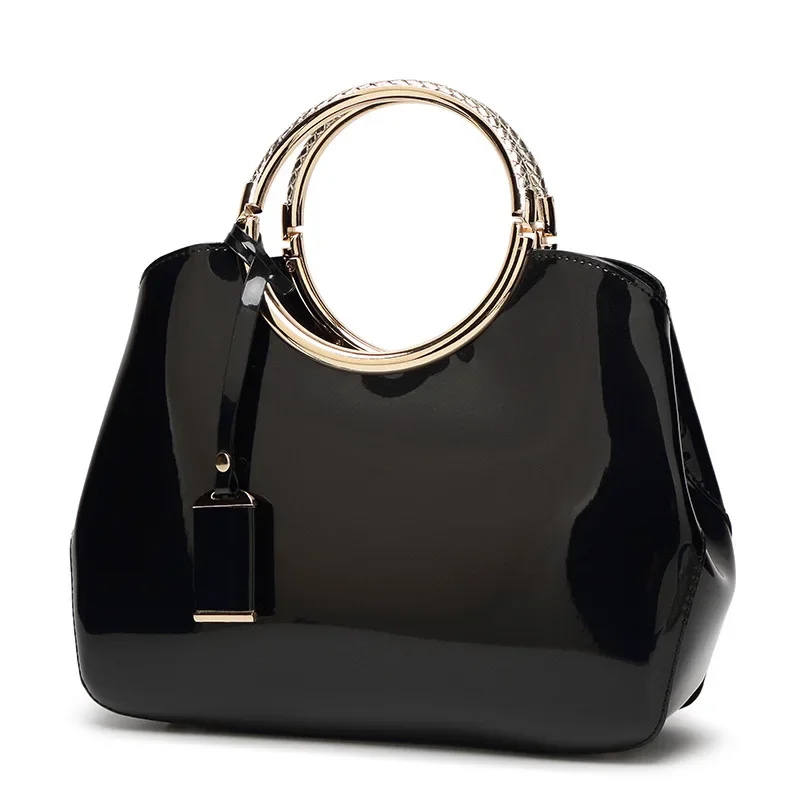 Famous Brands Women Bag High Quality Women Handbags Patent Leather Ladies Cross Body Messenger Shoulder Bags L13