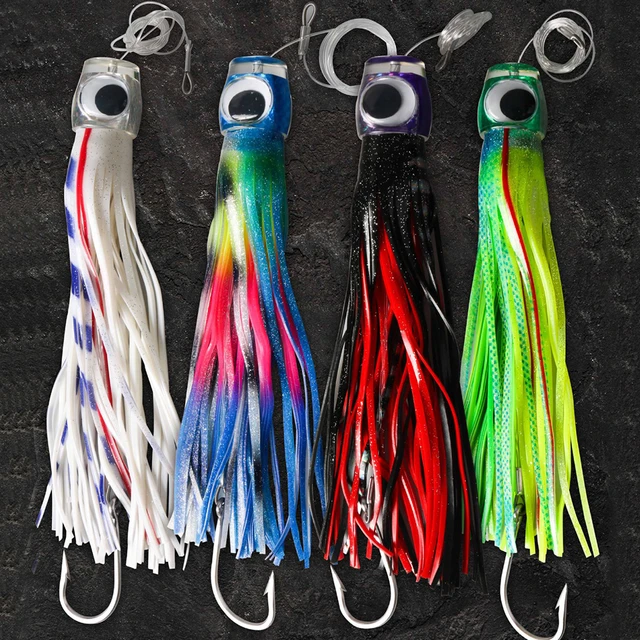 1pc Deep Sea Trolling Skirt Tuna Lures 34cm 260g/13.4inch 9oz Boat