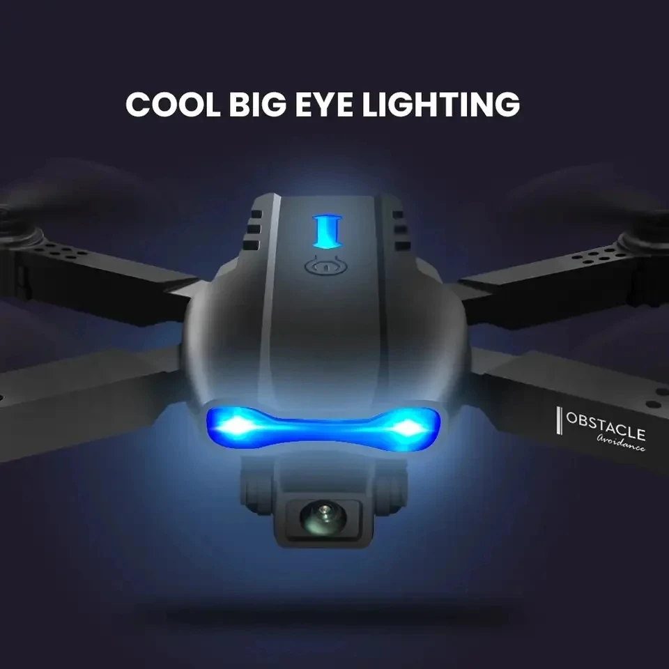 접이식 미니 와이파이 FPV RC 항공 사진 쿼드콥터, 전문 드론, E99 HD 4k 카메라, RC 헬리콥터 장난감 선물