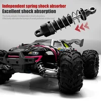 BGTOY 50km/H RC Car 16101 High Speed Off Road 4WD With LED Headlight Waterproof Remote Control Car Truck For Kids Adults Gifts 2