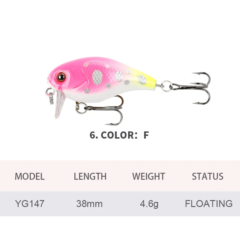 Appâts durs haut de gamme leurres de pêche au menton 10 cm 9 g pour