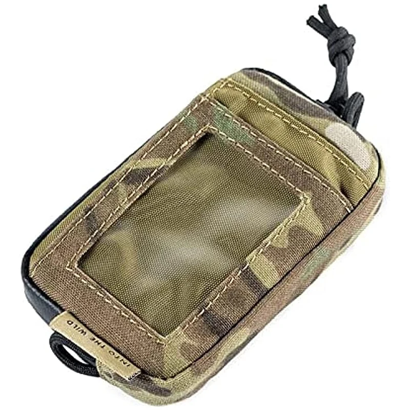 

OneTigris EDC Pouch Front Pocket Wallet with Zippers Small Coin Purse Tactical Wallet Nylon Minimalist Wallet for Men Women