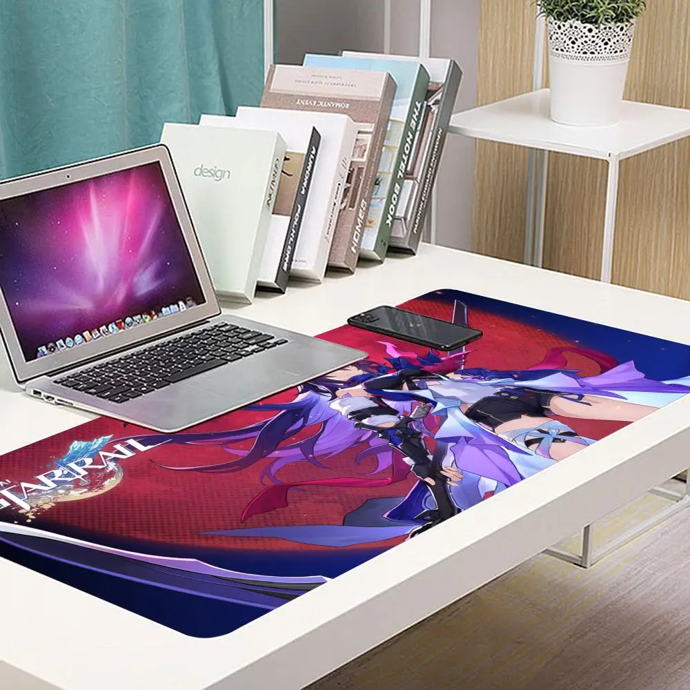 

Honkai Star Rail Luxury Fashion Mouse Pad Large Anime Desk Mat Luxury Desktop Cartoon Gaming Gamer Keyboard Office Computer Cushion