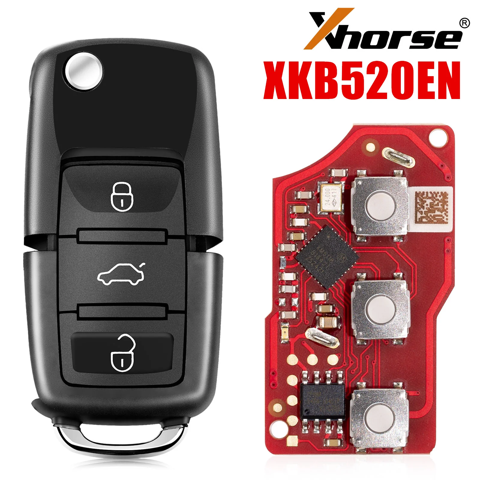 Remote Key Xhorse Wire XKB520EN XKB506EN etc 5PCS/Lot