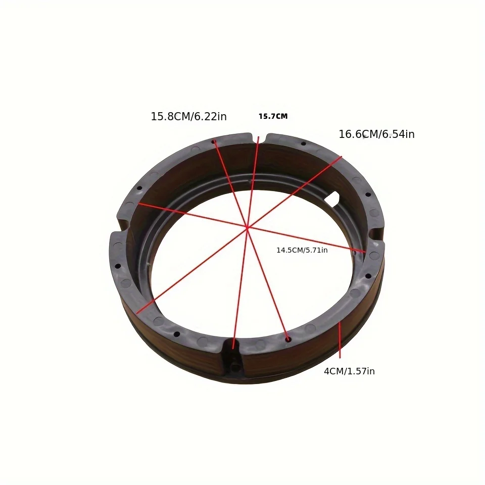 6.5&ldquo; Car Speaker Adapter Gasket Ring with Wire Combo for VW Passat 1998-VW Jetta 1999