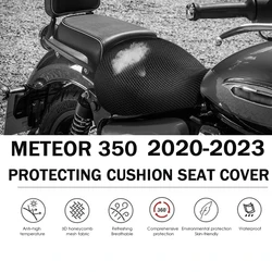 Meteor350 3D Mesh Cushion Cover For Royal Enfield Meteor 350 2020 - 2023 Motorcycle Accessories  Seat Cover Seat Protect Cushion