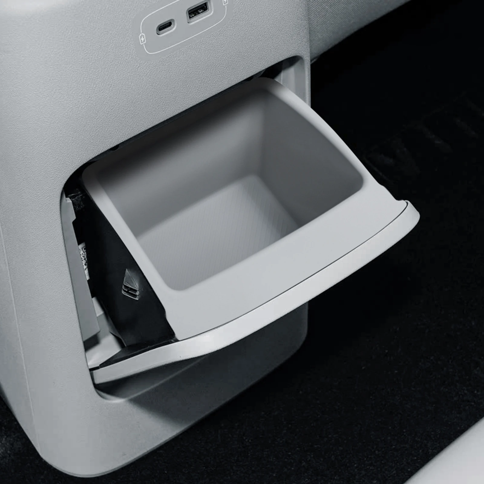 ZUNDUO für Leapmotor B10 2025 2026 Auto-Armlehnenbox, hintere Ablage, Silikon-Organizer, Innenzubehör, Aufräumen – Detail 2
