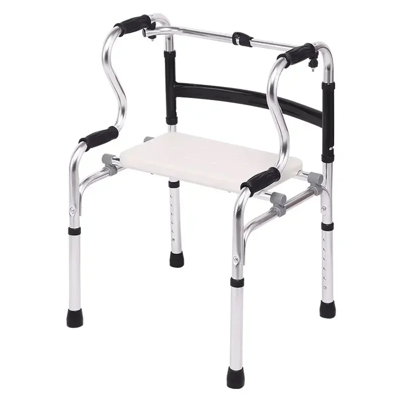 Aluminum Alloy Walker  HeightAdjustable Mobility Aid, WearResistant Handrail, NonSlip Walking Assistant for Elderly 6