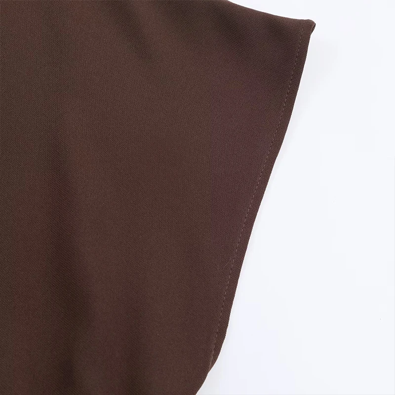 Woman Elegant Dress 2025 New Fashion With Belt Women's Party Dresses Summer Dress Short Sleeve Stand Collar Casual Dress ﻿