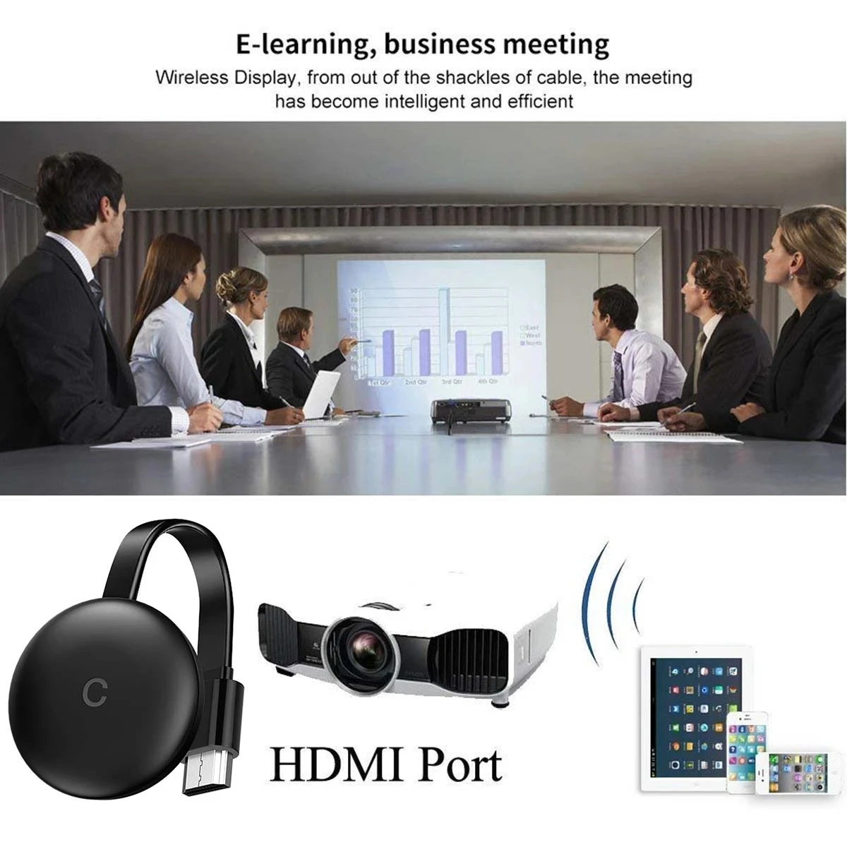 1080P Wireless WiFi Display TV Dongle Receiver HDMI-compatible TV Stick M2 Plus for DLNA Miracast for AnyCast for Android IOS