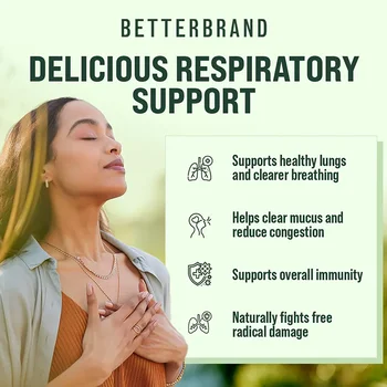 Mullein Gummies - Supports Respiratory Health, Maintains Lung Health, Aids Digestion, and Boosts Immunity 3