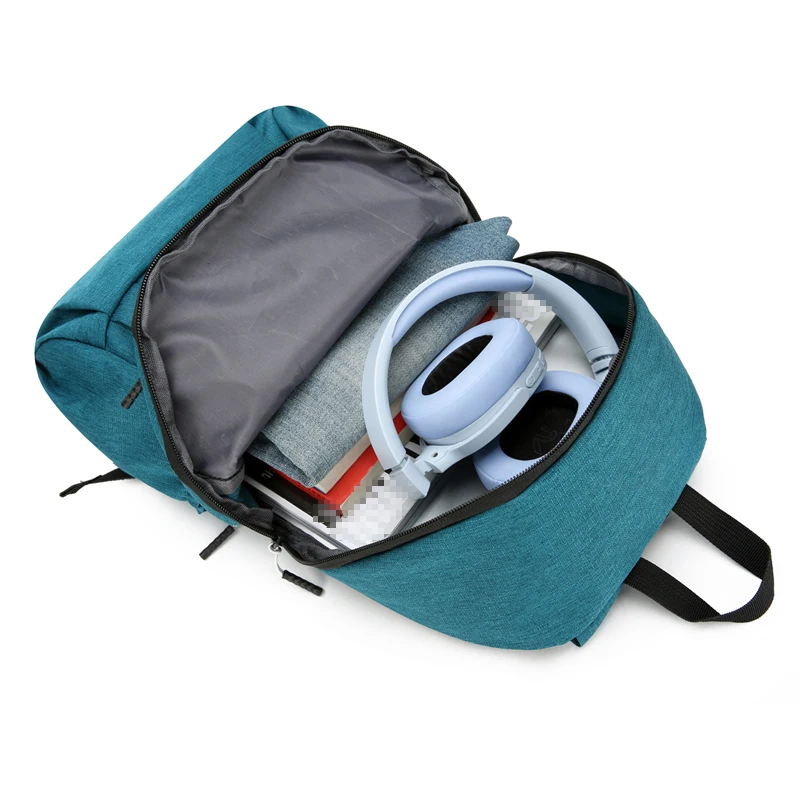 Compact Solid-Color Backpack for Outdoor Adventures and Everyday Use