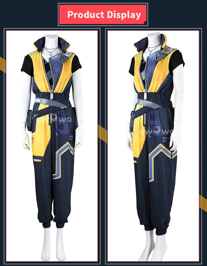Game Valorant Waylayy Cosplay Kostüm Halloween Anzug XS-3XL 3