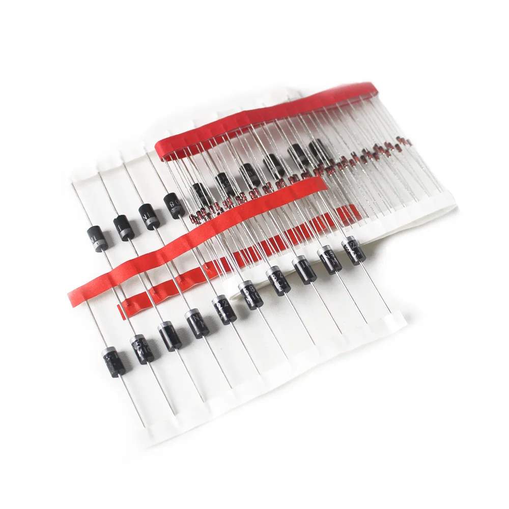 Diode Kit 100/200/255PCS Rectifier Diodes Kits 1N4007 1N4148 1N5408 1N5819 1N5822 1N4001 1N4004 1N5404 FR107 FR207 Schottky Diode Kit