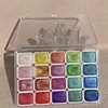 20 Colors Pearlescent Watercolor Set Metallic Watercolor Paint Set Sparkle Pearlescent Watercolor For Artists Students Hobbyists 1