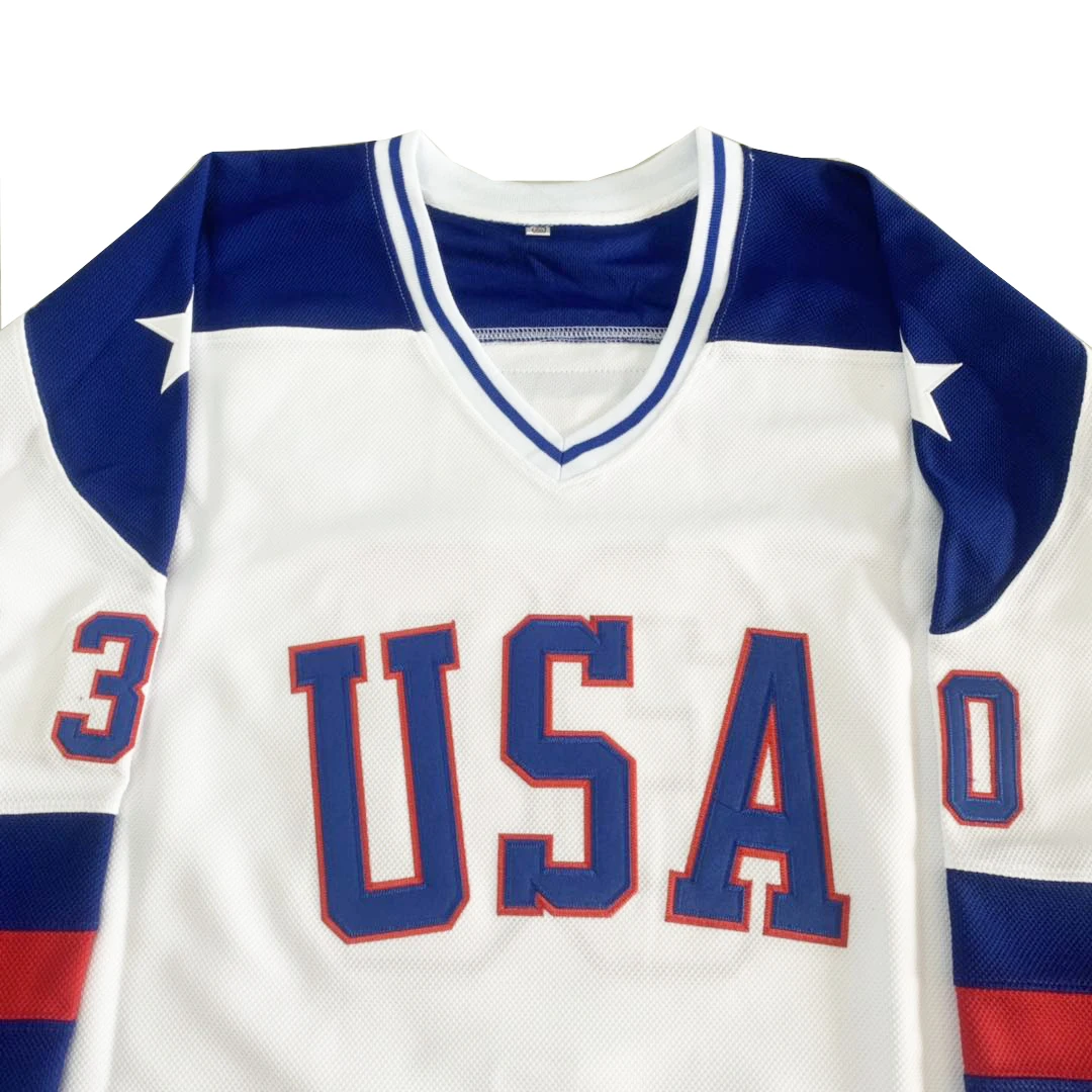 Ice Hockey Jersey 1980 Usa 30 Craig 17 O'callahan Outdoor Sportswear Jerseys Training Clothing Sewing Embroidery White Blue New