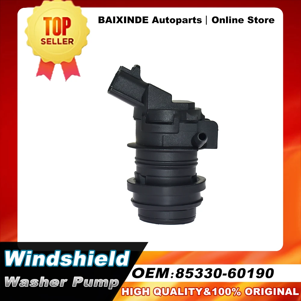 

OEM 85330-60190 Windshileld Wiper Washer Pump for Toyota Corolla Camry Prius Yaris RAV4 4Runner Honda Accord Civic Mazda 3 5 6