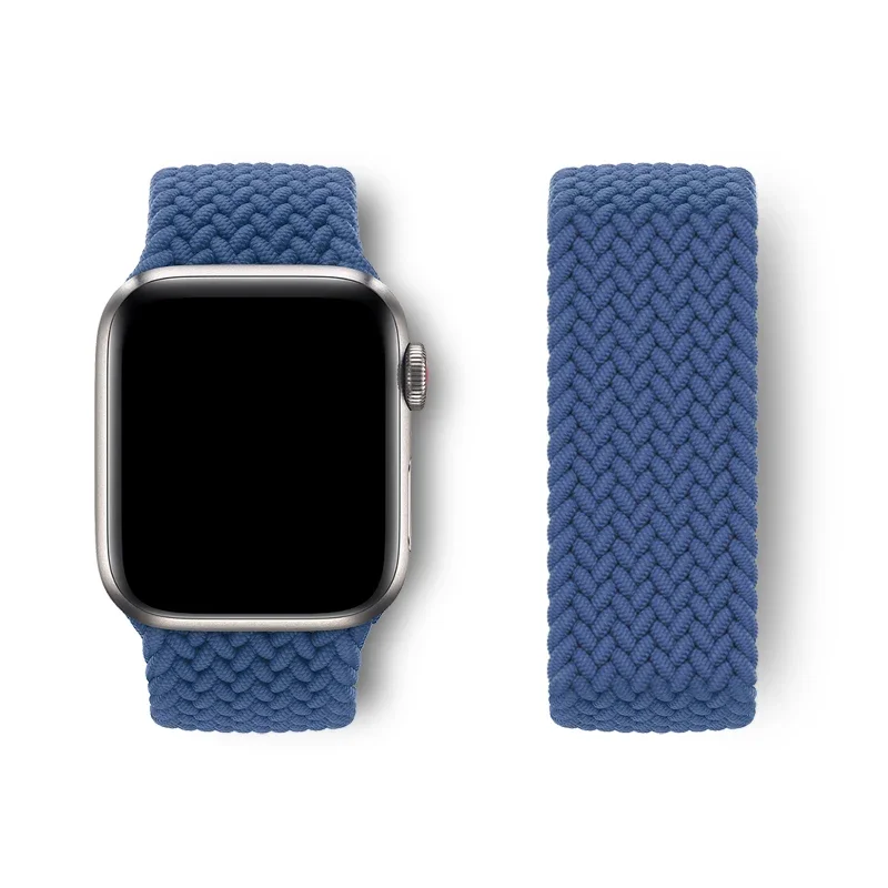 Elastic Braided Loop Watch Band Strap in Multiple Sizes